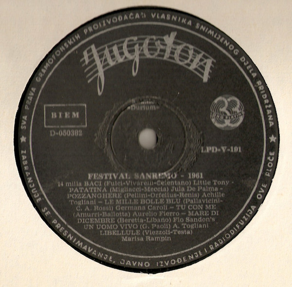 Various - Festival Sanremo 1961 (LP, Comp)