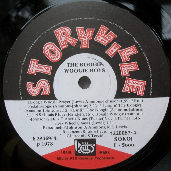 The Boogie Woogie Boys* - The Boogie Woogie Boys (2xLP, Album)