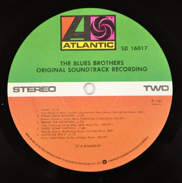 The Blues Brothers - The Blues Brothers (Original Soundtrack Recording) (LP, Album, SP-)