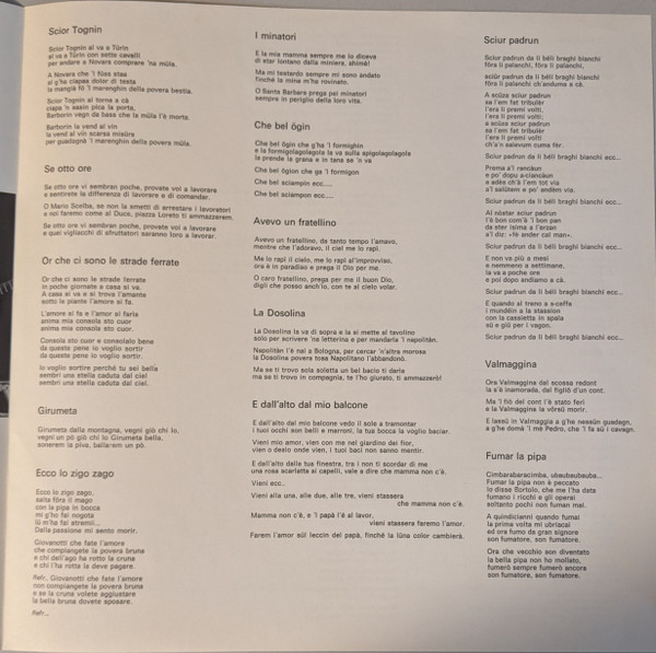 Roberto* E Dimitri (13) - Canti Popolari Nel Ticino (LP, Album)