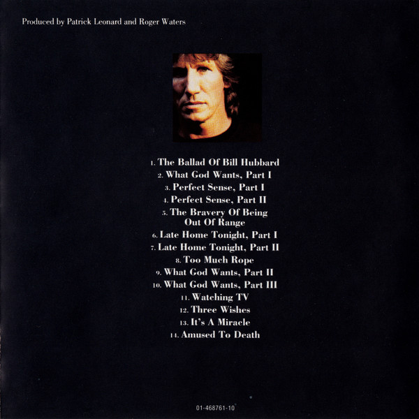 Roger Waters - Amused To Death (CD, Album)