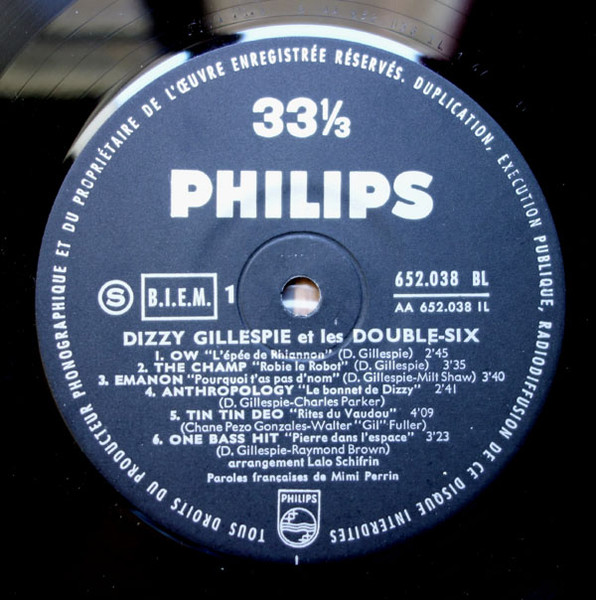 Dizzy Gillespie Et Les Double-Six* - Dizzy Gillespie Et Les Double-Six (LP, Album)