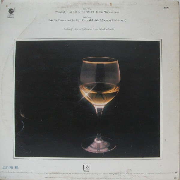 Grover Washington, Jr. - Winelight (LP, Album)