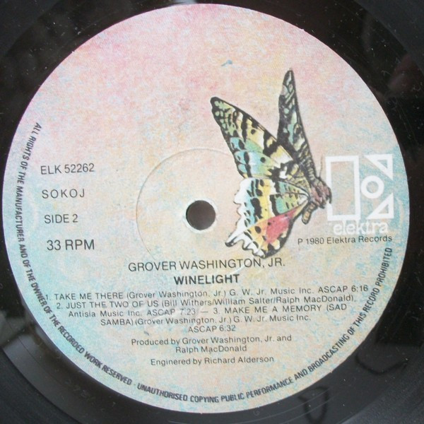 Grover Washington, Jr. - Winelight (LP, Album)