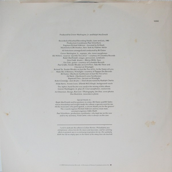 Grover Washington, Jr. - Winelight (LP, Album)
