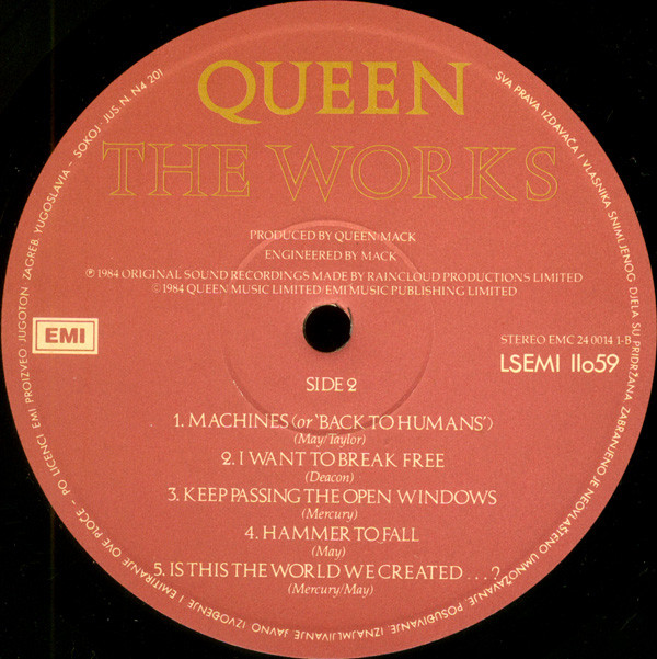 Queen - The Works (LP, Album)