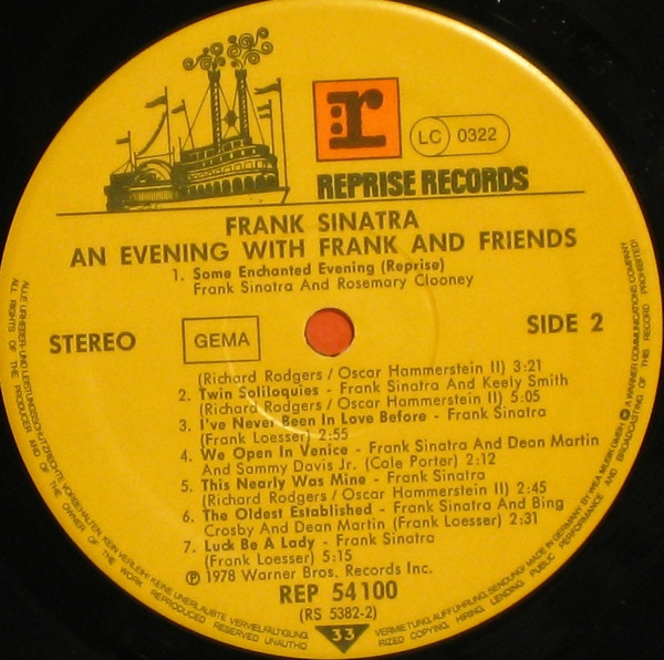 Frank Sinatra - An Evening With Frank And Friends (LP)