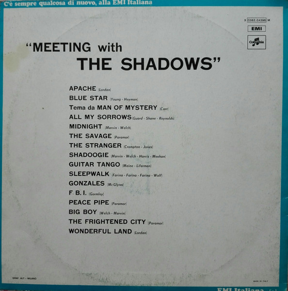 The Shadows - Meeting With The Shadows (LP, Comp, Mono, RE)