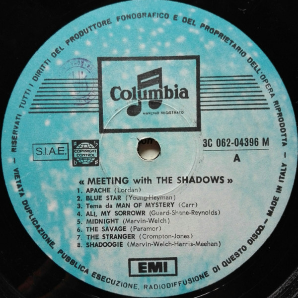 The Shadows - Meeting With The Shadows (LP, Comp, Mono, RE)