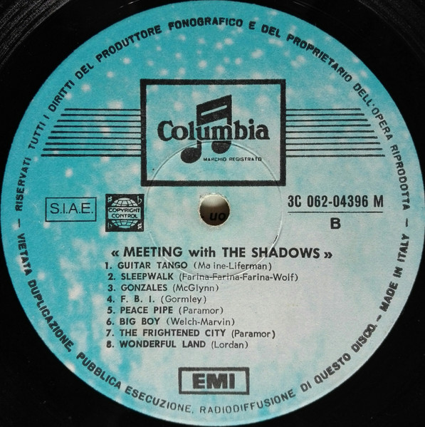 The Shadows - Meeting With The Shadows (LP, Comp, Mono, RE)