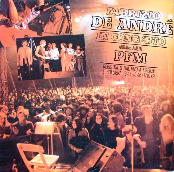 Fabrizio De AndrÃ© - Fabrizio De AndrÃ© In Concerto (LP, Album, Gat)