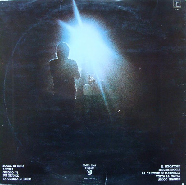 Fabrizio De AndrÃ© - Fabrizio De AndrÃ© In Concerto (LP, Album, Gat)