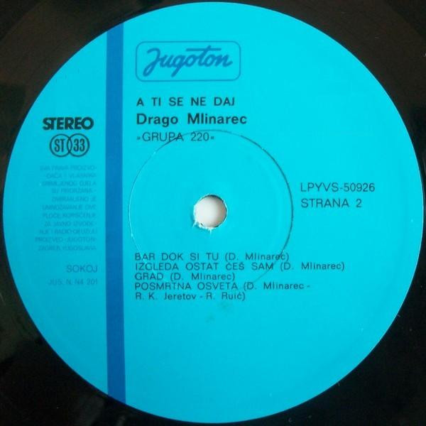 Drago Mlinarec - A Ti Se Ne Daj (LP, Album, RE)