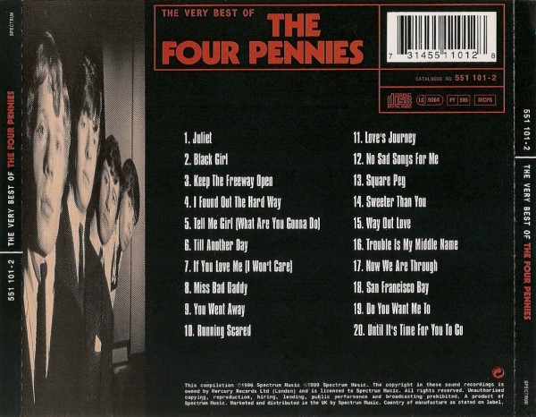 The Four Pennies - The Very Best Of The Four Pennies (CD, Comp, RE)