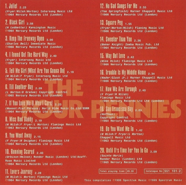 The Four Pennies - The Very Best Of The Four Pennies (CD, Comp, RE)