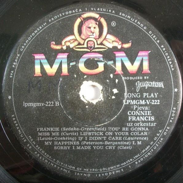Connie Francis - Connie's Greatest Hits (LP, Comp, Mono, RP)