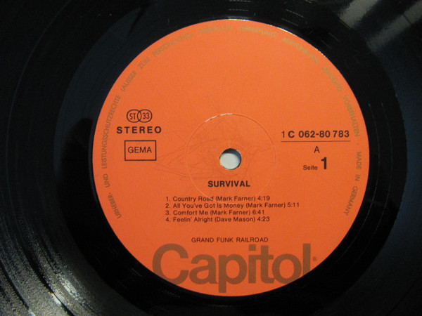 Grand Funk* - Survival (LP, Album, RE)