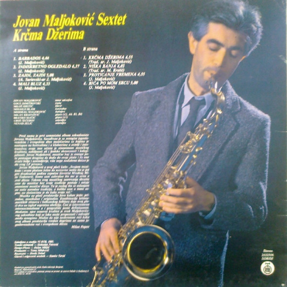 Jovan Maljoković Sextet - Krčma Džerima (LP, Album)