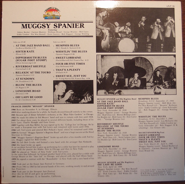 Muggsy Spanier - Muggsy Spanier (LP, Comp)