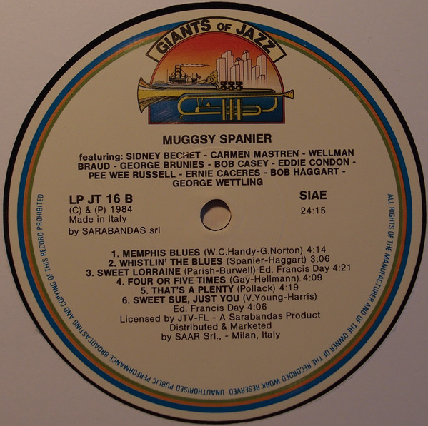 Muggsy Spanier - Muggsy Spanier (LP, Comp)