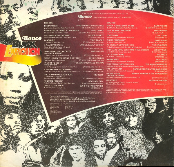 Various - Black Explosion (LP, Album, Comp)