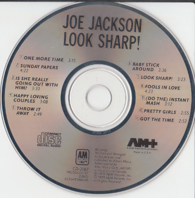 Joe Jackson - Look Sharp! (CD, Album, RE)