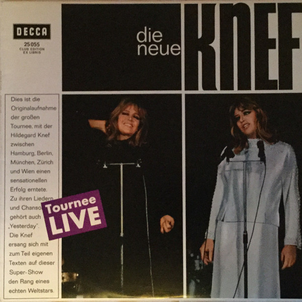 Knef* - Die Neue Knef - Tournee Live (LP, Album, Club)