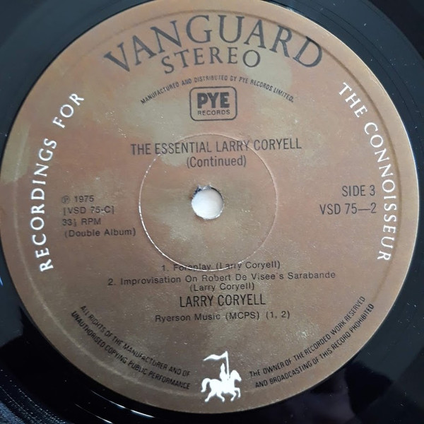 Larry Coryell - The Essential (2xLP, Album, Comp)