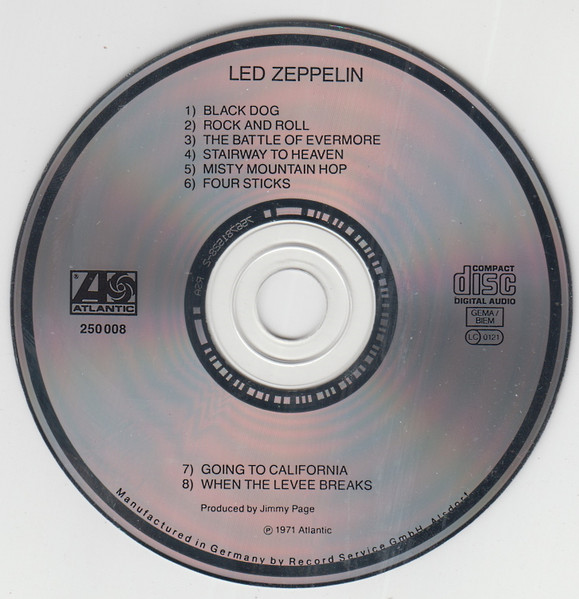 Led Zeppelin - Untitled (CD, Album, RE, Rev)