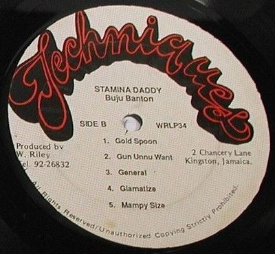 Buju Banton - Stamina Daddy (LP, Album)
