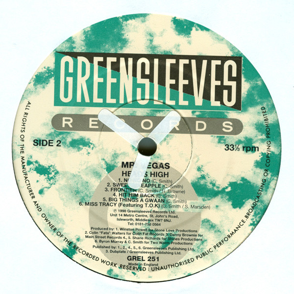 Mr. Vegas - Heads High (LP, Album)