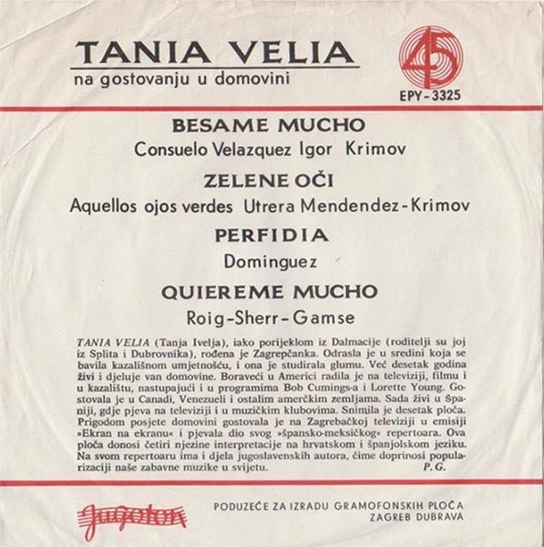 Tania Velia - Besame Mucho (7