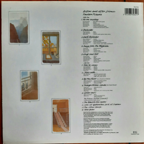 Brian Eno - Before And After Science (LP, Album, RE)