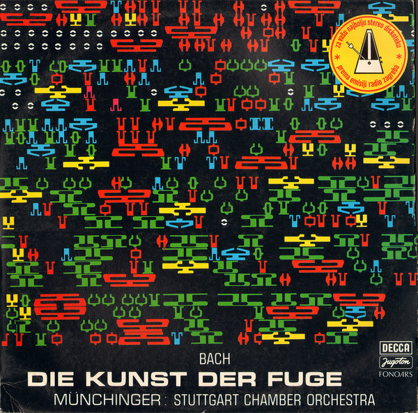 Bach*, MÃ¼nchinger* : Stuttgart Chamber Orchestra* - Die Kunst Der Fuge (2xLP, Album, RE)