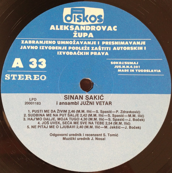 Sinan Sakić I Ansambl 