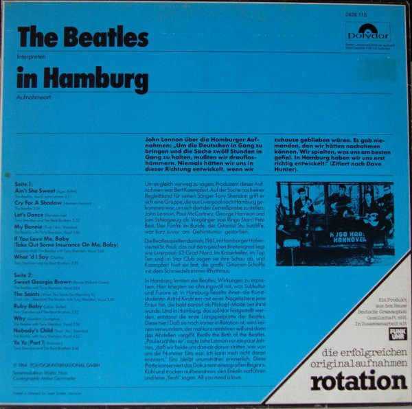 The Beatles - In Hamburg (LP, Comp)