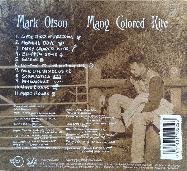 Mark Olson (2) - Many Colored Kite (CD, Album, Dig)