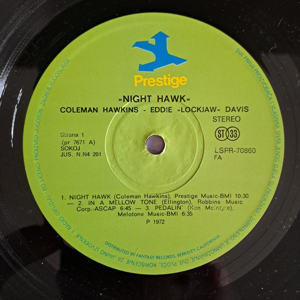 Coleman Hawkins With Eddie 