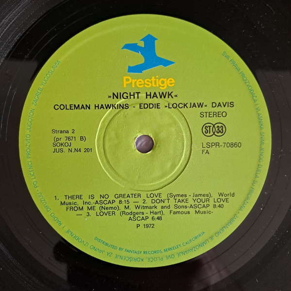 Coleman Hawkins With Eddie 