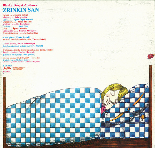 Blanka Dovjak-Matković - Zrinkin San (LP, Album)