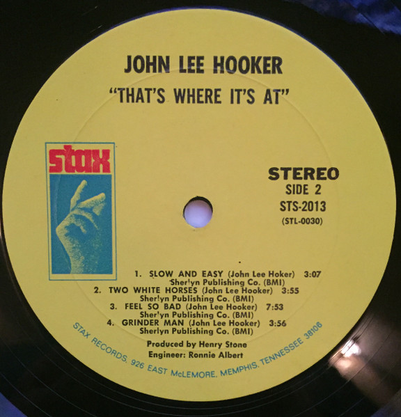 John Lee Hooker - That's Where It's At (LP, Album, Mon)