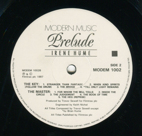 Irene Hume - Prelude (LP, Album)
