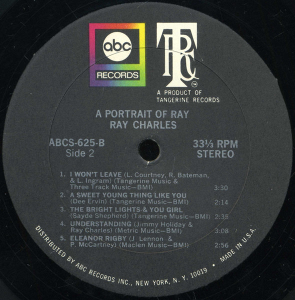 Ray Charles - A Portrait Of Ray (LP, Album)