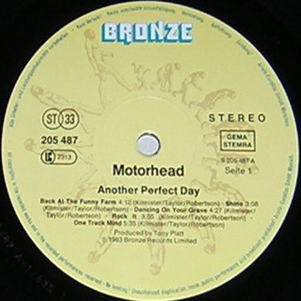 Motörhead - Another Perfect Day (LP, Album, RE)