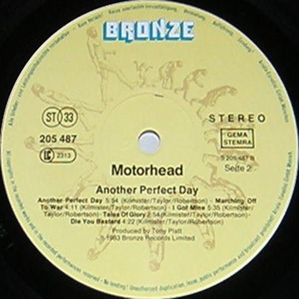 Motörhead - Another Perfect Day (LP, Album, RE)