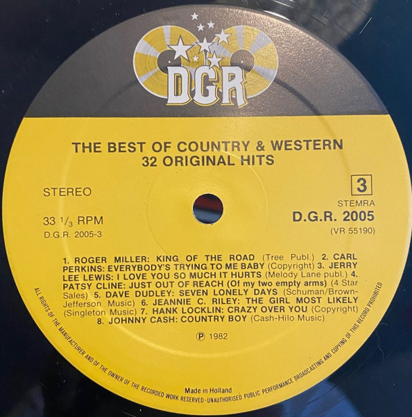 Various - The Best Of Country And Western - 32 Original Hits (2xLP, Comp, Gat)