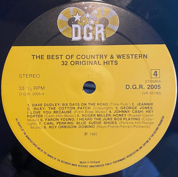 Various - The Best Of Country And Western - 32 Original Hits (2xLP, Comp, Gat)