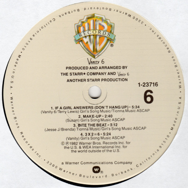 Vanity 6 - Vanity 6 (LP, Album, Win)