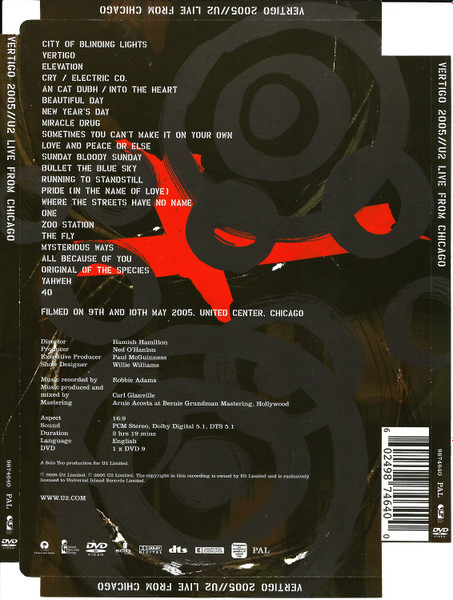 U2 - Vertigo 2005 // U2 Live From Chicago (DVD-V, PAL, DTS)