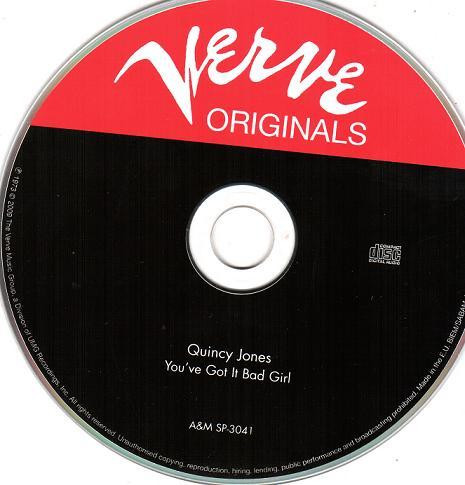 Quincy Jones - You've Got It Bad Girl (CD, Album, RE, RM)